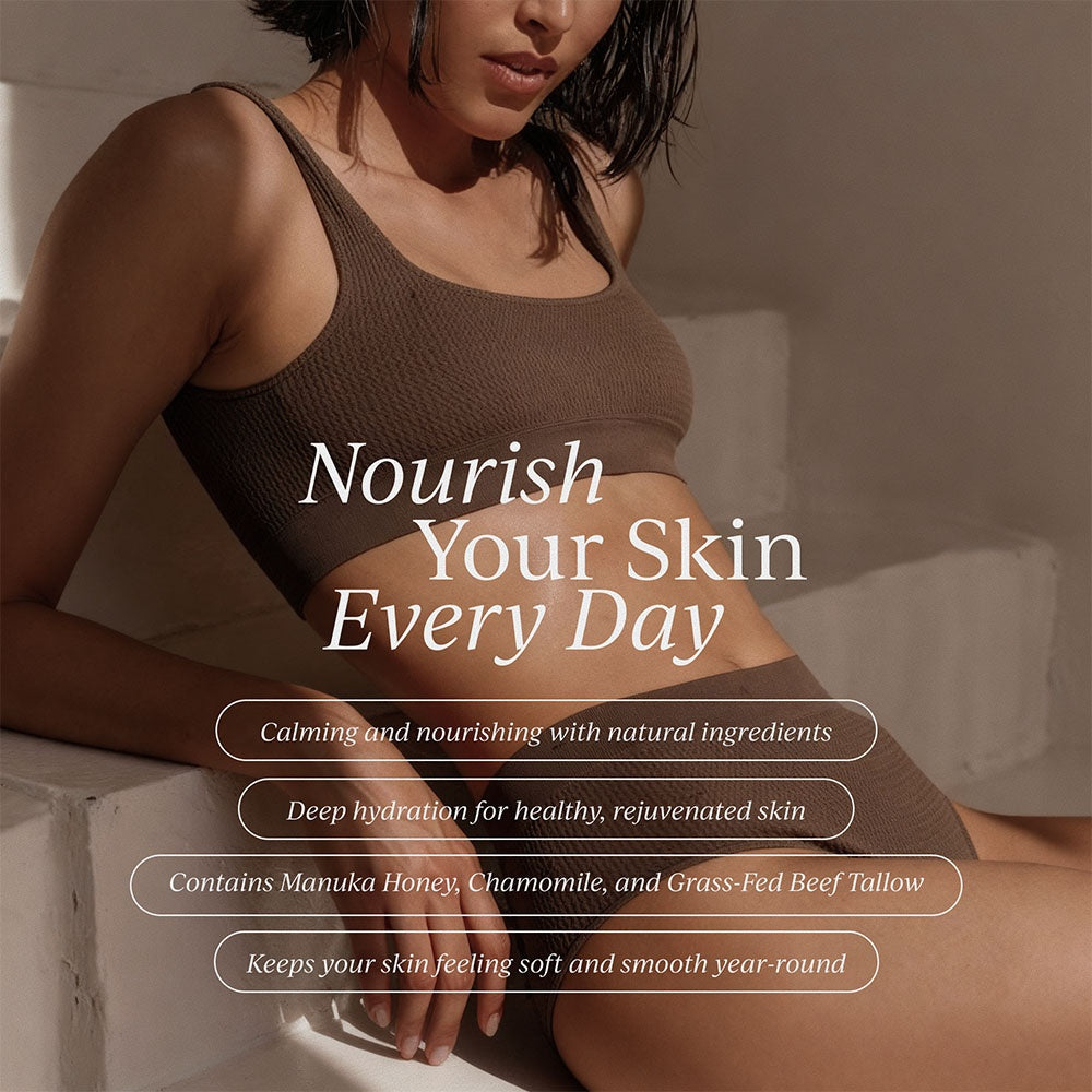 NYORA Aqua Queen Tallow | Luxurious Grass-Fed Tallow Balm for Deep Hydration and Skin Repair