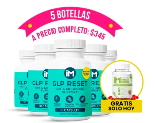 IM GLP Reset - 5 Frascos + 1 ACV Gummy