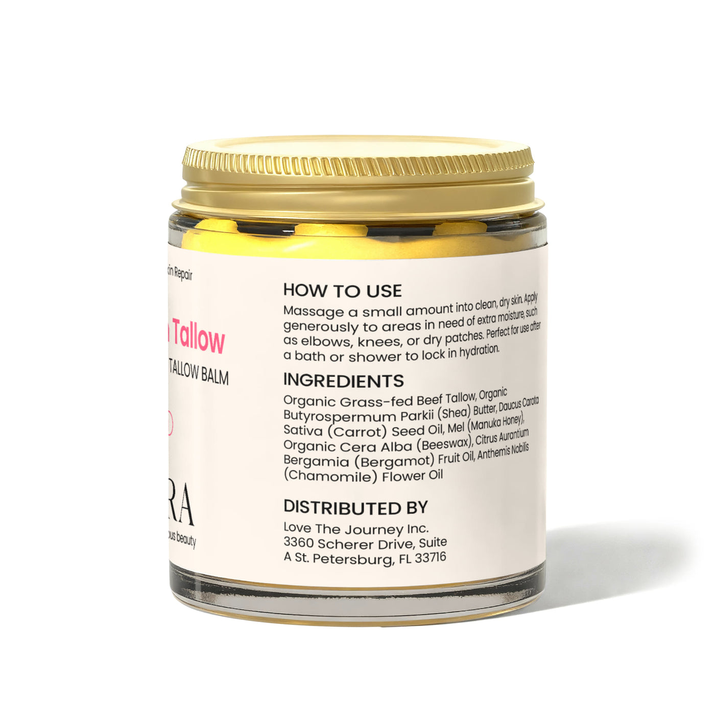NYORA Aqua Queen Tallow | Luxurious Grass-Fed Tallow Balm for Deep Hydration and Skin Repair