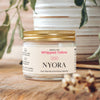 NYORA Grass Fed Whipped Tallow Balm - with Vanilla Bean | 2 fl oz Daily Moisturizer for Soft Hydrated Skin with Vitamins A D E & K