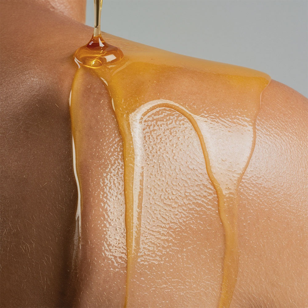 NYORA Manuka Honey & Sea Moss Body Oil – 50 mL Daily Glow Oil Infused with Turmeric & Lime to Deeply Hydrate, Brighten, and Soothe Skin After Shaving While Reducing Ingrown Hairs & Dryness