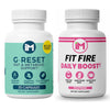 IM GLP-Fire Pack - IM G-Reset & IM Fit Fire | Gut & Metabolic Support | Probiotics Akkermansia & Bifidobacterium Breve - Green Tea Leaf Extract, Apple Cider Vinegar, Berberine HCL