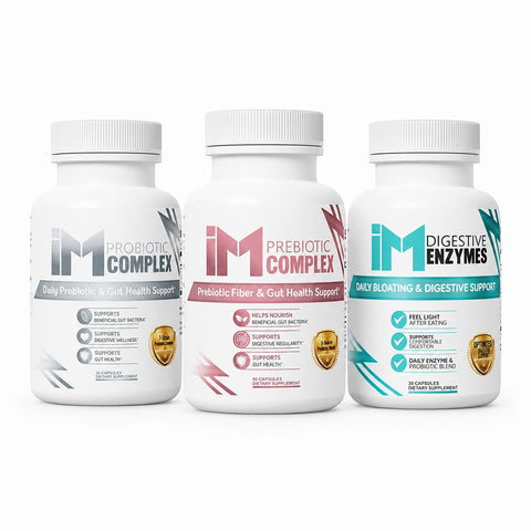 IM Gut Harmony Pack | Probiótico + Prebiótico + Enzimas Digestivas | Apoyo para tu Flora Intestinal