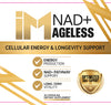 IM NAD+ Ageless | Energía Celular y Apoyo a la Longevidad | Fórmula NAD+ de Doble Acción | Cápsulas de Energía y Vitalidad Diaria