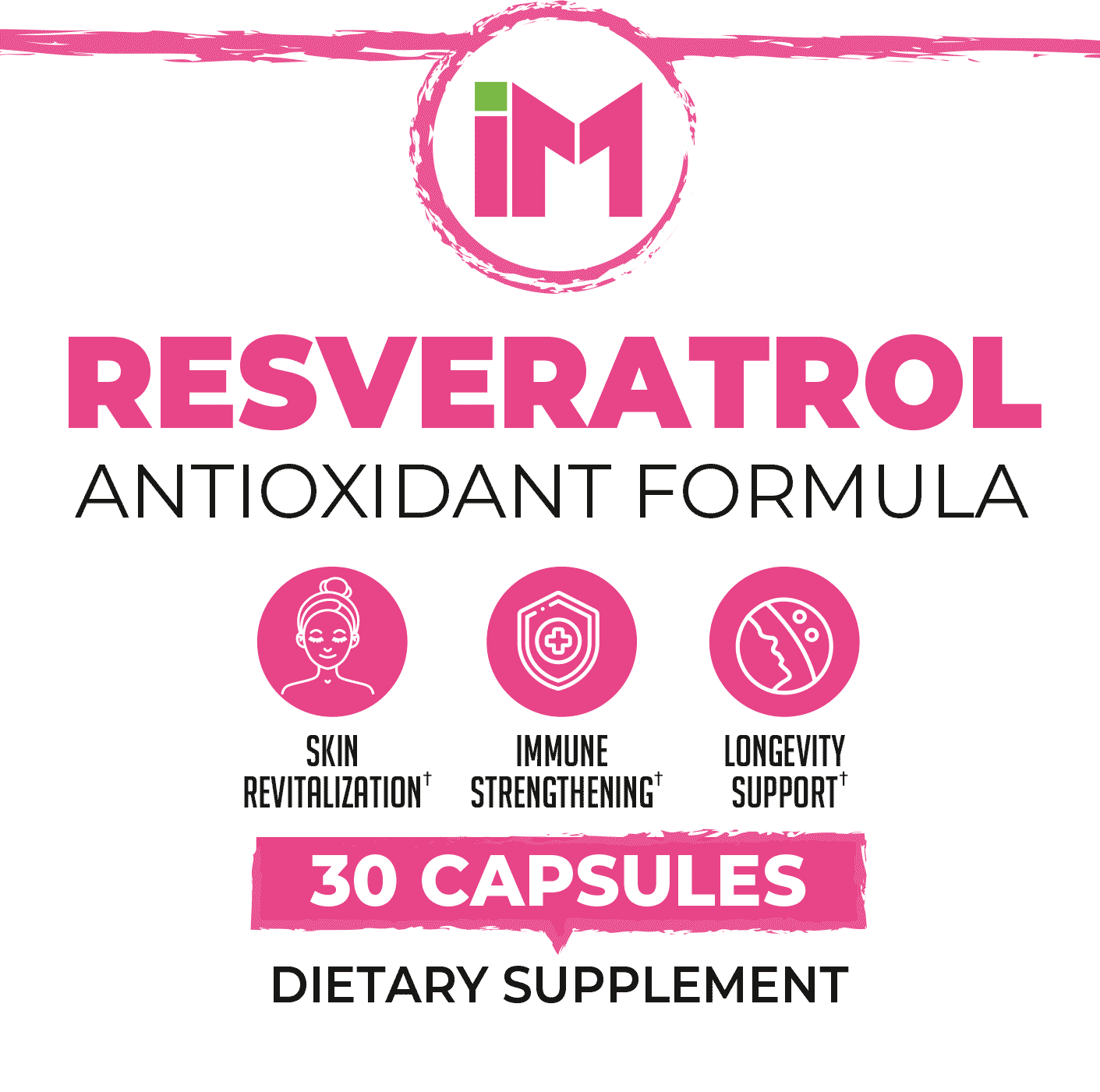 IM Beauty Pack - IM Resveratrol & IM Beauty Blend Collagen Powder with Hyaluronic Acid & B6