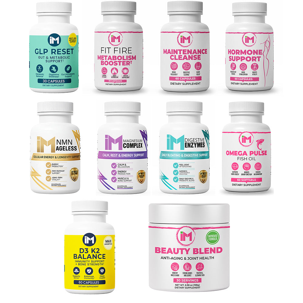 IM Sistema 4 Claves - 3 MONTHS | 10-Product Women's Wellness System | Metabolism, Digestion, Hormone & Vitality Support