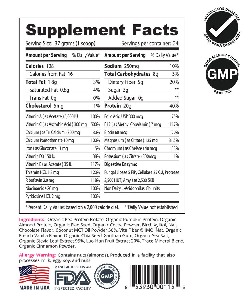 IM Vegan Plant Based Protein Powder - 3 Botellas - OTO